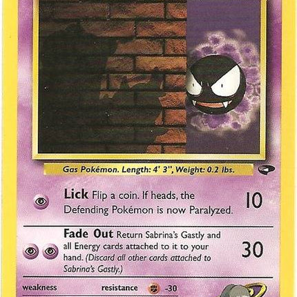 Sabrina's Gastly (96/132) [Gym Challenge Unlimited]