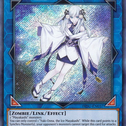 Yuki-Onna, the Ice Mayakashi [HISU-EN037] Secret Rare