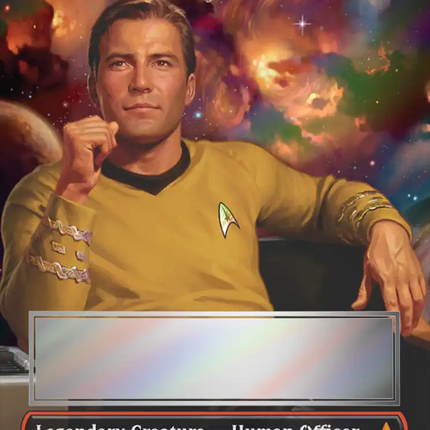 Captain James T. Kirk (Borderless) (Signed) [Star Trek]