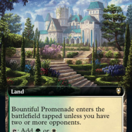 Bountiful Promenade (Extended Art) [Commander Legends: Battle for Baldur's Gate]