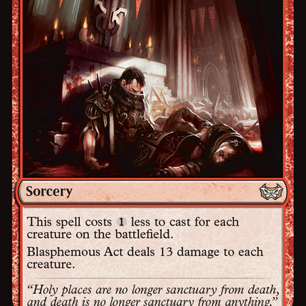 Blasphemous Act [Duskmourn: House of Horror Commander]