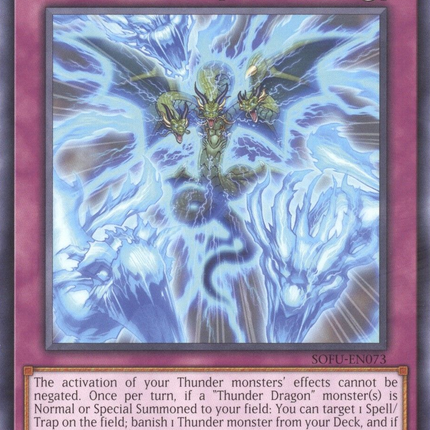 Thunder Dragon Discharge [SOFU-EN073] Rare