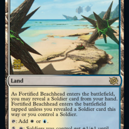 Fortified Beachhead [The Brothers' War Prerelease Promos]