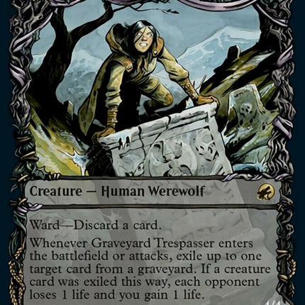 Graveyard Trespasser // Graveyard Glutton (Showcase Equinox) [Innistrad: Midnight Hunt]