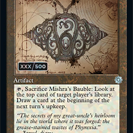 Mishra's Bauble (Retro Schematic) (Serialized) [The Brothers' War Retro Artifacts]
