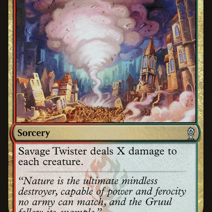 Savage Twister [Ravnica Allegiance Guild Kit]