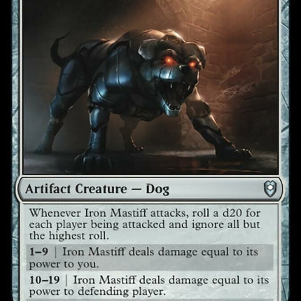 Iron Mastiff [Commander Legends: Battle for Baldur's Gate]