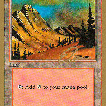 Mountain (et375) (Eric Tam) [Pro Tour Collector Set]