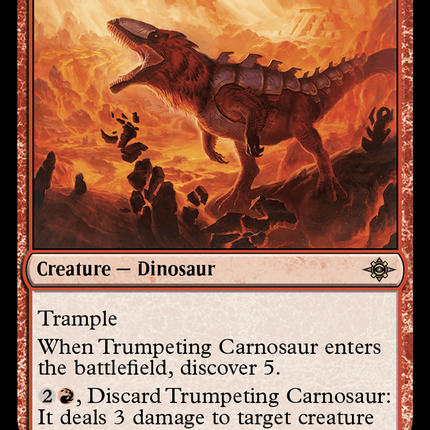 Trumpeting Carnosaur [The Lost Caverns of Ixalan]