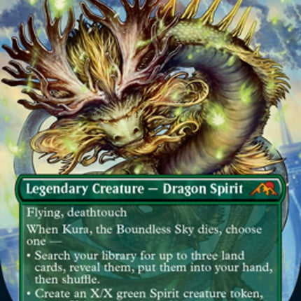 Kura, the Boundless Sky (Borderless Alternate Art) [Kamigawa: Neon Dynasty]