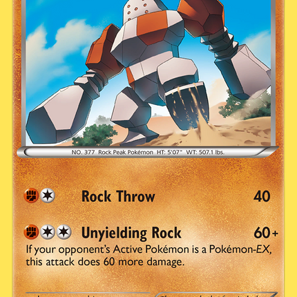 Regirock (40/98) [XY: Ancient Origins]