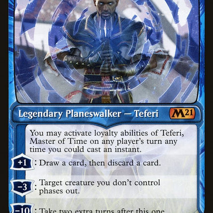 Teferi, Master of Time (Showcase) (293) [Core Set 2021]
