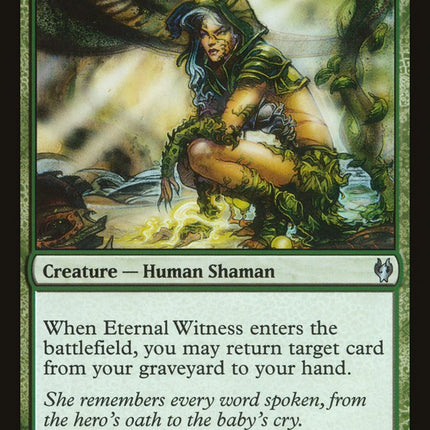 Eternal Witness [Duel Decks: Izzet vs. Golgari]