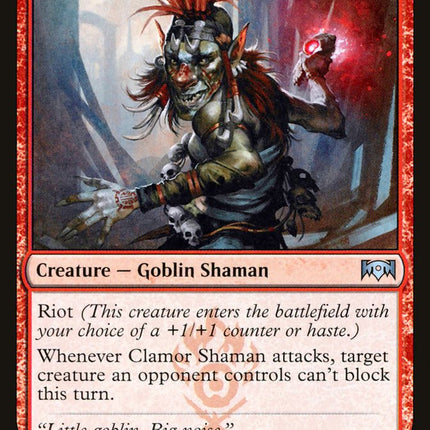 Clamor Shaman [Ravnica Allegiance]