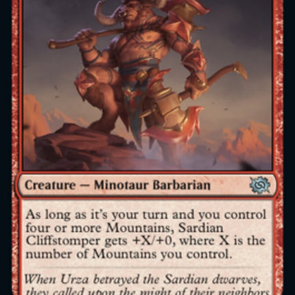 Sardian Cliffstomper [The Brothers' War]