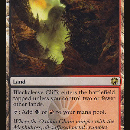 Blackcleave Cliffs [Scars of Mirrodin]