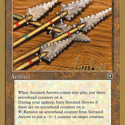 Serrated Arrows (Preston Poulter) (SB) [Pro Tour Collector Set]