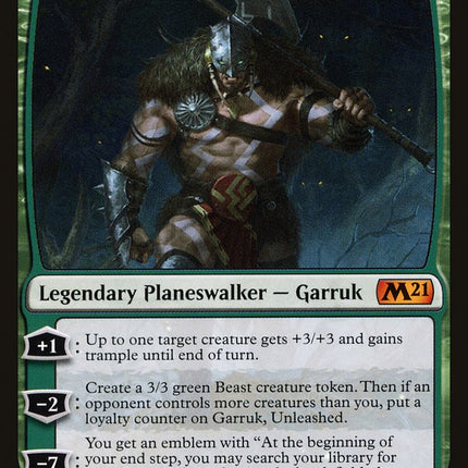 Garruk, Unleashed [Core Set 2021]