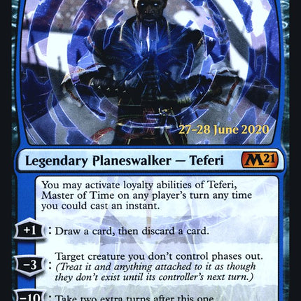 Teferi, Master of Time (277) [Core Set 2021 Prerelease Promos]