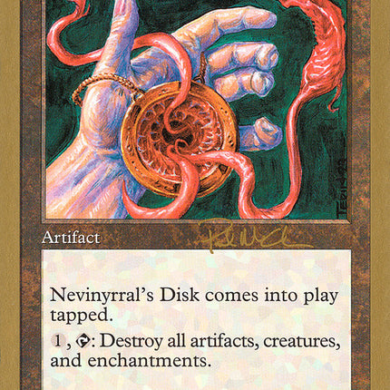 Nevinyrral's Disk (Paul McCabe) (SB) [World Championship Decks 1997]