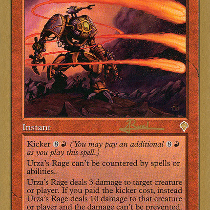 Urza's Rage (Antoine Ruel) [World Championship Decks 2001]