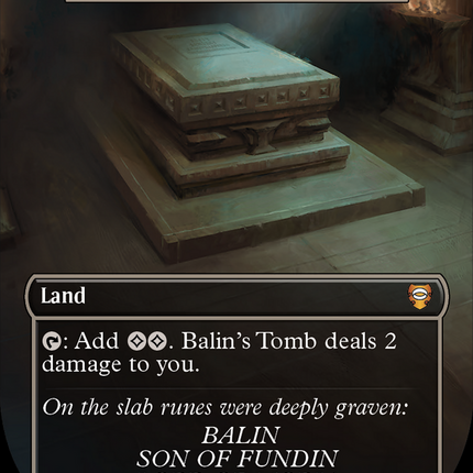 Balin's Tomb - Ancient Tomb (Surge Foil Realms and Relics) [The Lord of the Rings: Tales of Middle-Earth Commander]