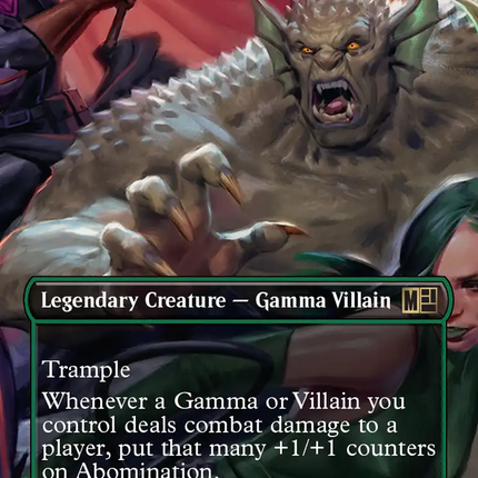 Abomination, Irradiated Brute (Borderless) [Marvel Super Heroes Commander]