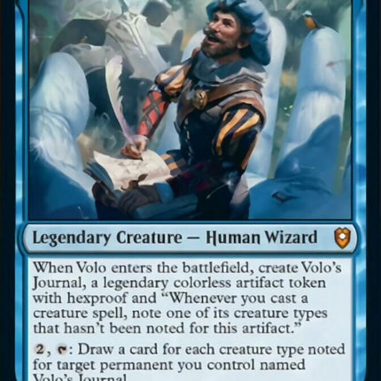 Volo, Itinerant Scholar [Commander Legends: Battle for Baldur's Gate]
