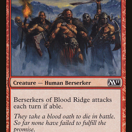 Berserkers of Blood Ridge [Magic 2011]