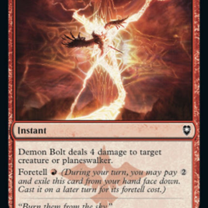 Demon Bolt [Commander Legends: Battle for Baldur's Gate]