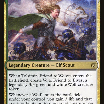 Tolsimir, Friend to Wolves (Promo Pack) [War of the Spark Promos]