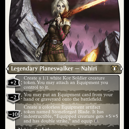 Nahiri, the Lithomancer (Foil Etched) [Commander Masters]