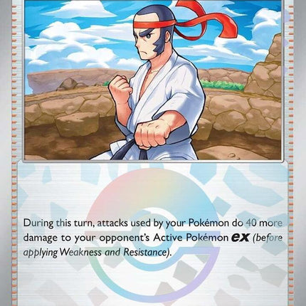 Black Belt's Training (099/131) (Poke Ball Pattern) [Scarlet & Violet: Prismatic Evolutions]