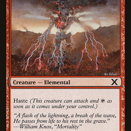 Lightning Elemental [Tenth Edition]