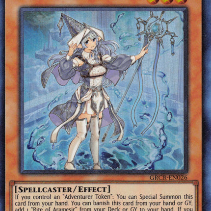 Water Enchantress of the Temple [GRCR-EN026] Collector's Rare