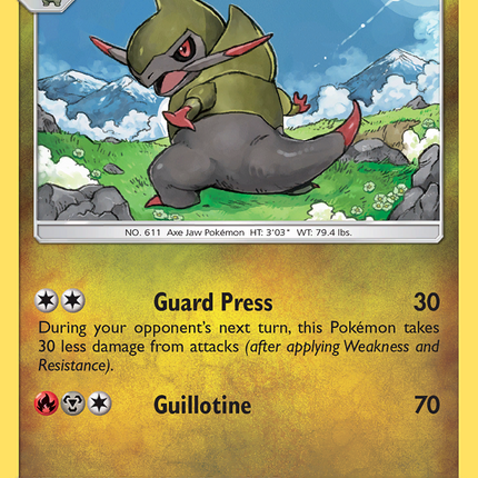 Fraxure (155/236) [Sun & Moon: Unified Minds]