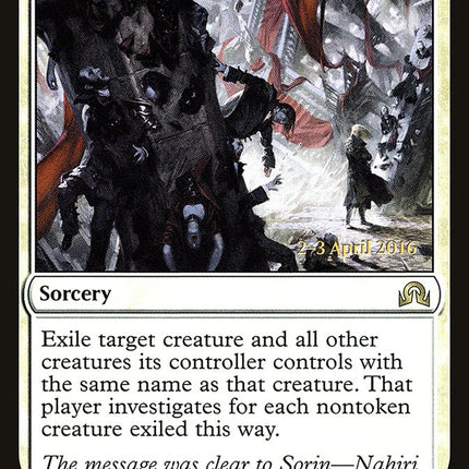 Declaration in Stone [Shadows over Innistrad Prerelease Promos]