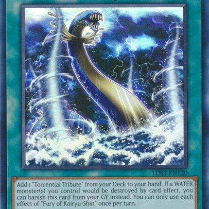 Fury of Kairyu-Shin [LDS1-EN120] Ultra Rare