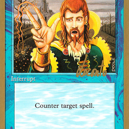 Counterspell (Michael Loconto) [Pro Tour Collector Set]