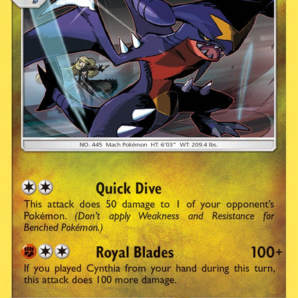 Garchomp (99/156) (Cracked Ice Holo) (Theme Deck Exclusive) [Sun & Moon: Ultra Prism]