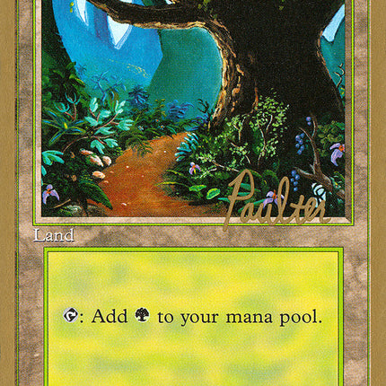 Forest (pp376) (Preston Poulter) [Pro Tour Collector Set]
