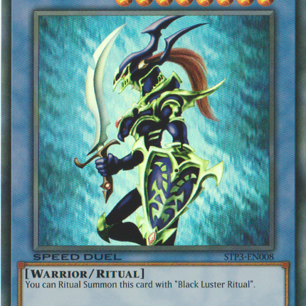 Black Luster Soldier [STP3-EN008] Super Rare