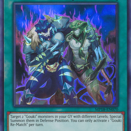 Gouki Re-Match [MP18-EN070] Super Rare