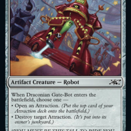 Draconian Gate-Bot (Galaxy Foil) [Unfinity]