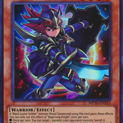 Beginning Knight [MP16-EN123] Super Rare
