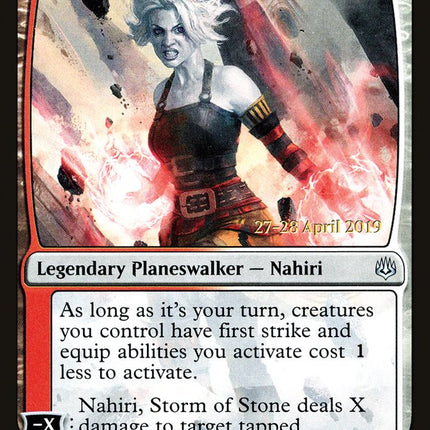 Nahiri, Storm of Stone [War of the Spark Prerelease Promos]