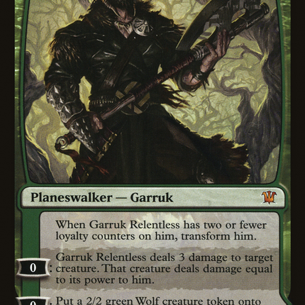 Garruk Relentless // Garruk, the Veil-Cursed [Secret Lair: From Cute to Brute]