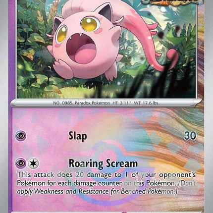 Scream Tail (042/131) (Poke Ball Pattern) [Scarlet & Violet: Prismatic Evolutions]