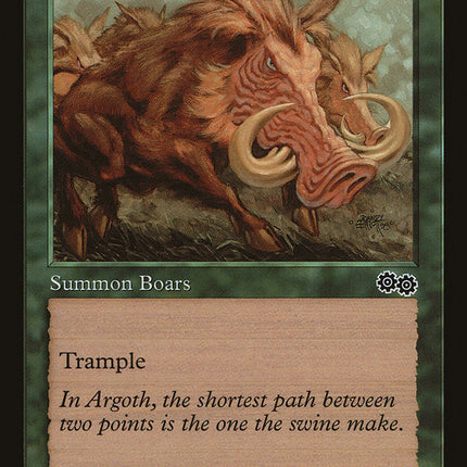 Argothian Swine [Urza's Saga]