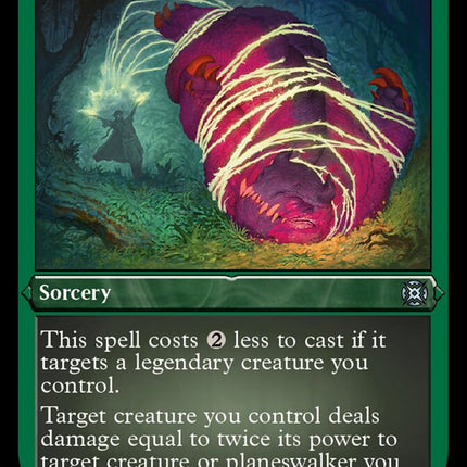 Animist's Might (Foil Etched) [March of the Machine: The Aftermath]